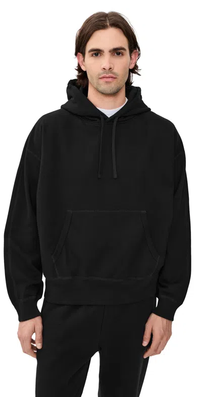 Reigning Champ Relaxed Terry Hoodie Black