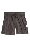 Reigning Champ Riptide Drawstring Shorts In Carbon