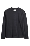 Reigning Champ Solotex® Mesh Tiebreak Performance Long Sleeve T-shirt In Black