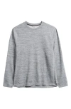 Reigning Champ Solotex® Mesh Tiebreak Performance Long Sleeve T-shirt In Gray