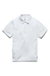 Reigning Champ Solotex® Mesh Tiebreak Polo In White