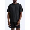 Reigning Champ Gray Lightweight Cordura Training T-shirt In Black