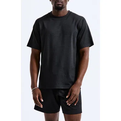 Reigning Champ Solotex® Mesh Tiebreak Performance T-shirt In Black