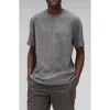 Reigning Champ Solotex® Mesh Tiebreak Performance T-shirt In Heather Carbon