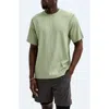 Reigning Champ Solotex® Mesh Tiebreak Performance T-shirt In Mineral Green
