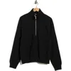 Reigning Champ Standard Midweight Terry Half Zip Pullover In Black