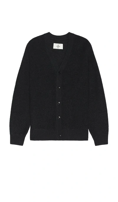 Reigning Champ Vinnie Cardigan In Black