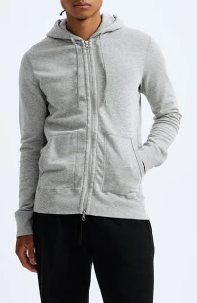 Reigning Champ Zip Hoodie In Gray