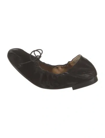 Pre-owned Reike Nen Ballet Flats In Black