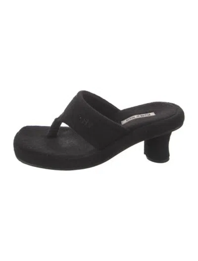 Pre-owned Reike Nen Flip Flops In Black