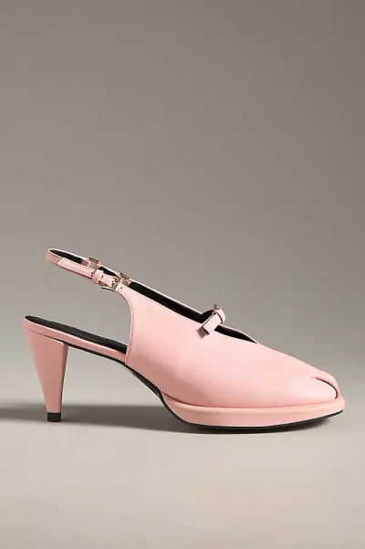 Reike Nen Hooflike Slingback Heels In Pink