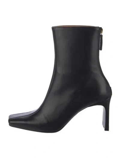 Pre-owned Reike Nen Leather Boots In Black
