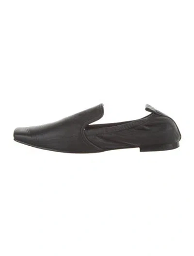 Pre-owned Reike Nen Leather Loafers In Black