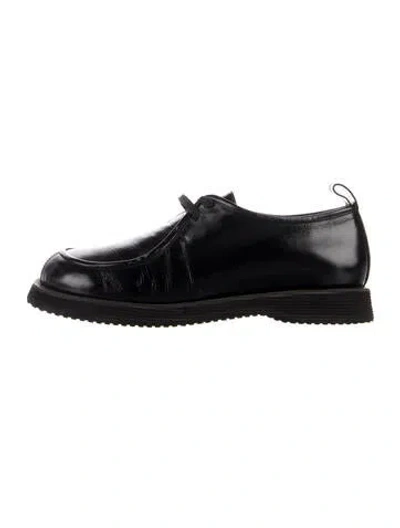 Pre-owned Reike Nen Leather Loafers In Blue