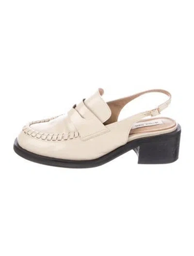 Pre-owned Reike Nen Leather Loafers In Neutrals