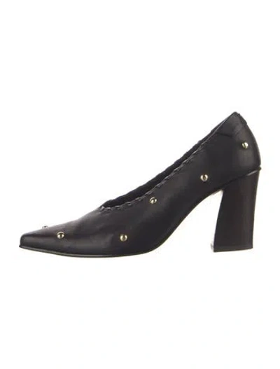 Pre-owned Reike Nen Leather Pumps In Black