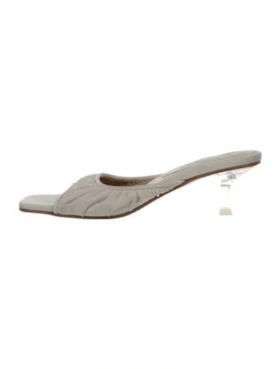 Pre-owned Reike Nen Leather Sandals In Neutrals