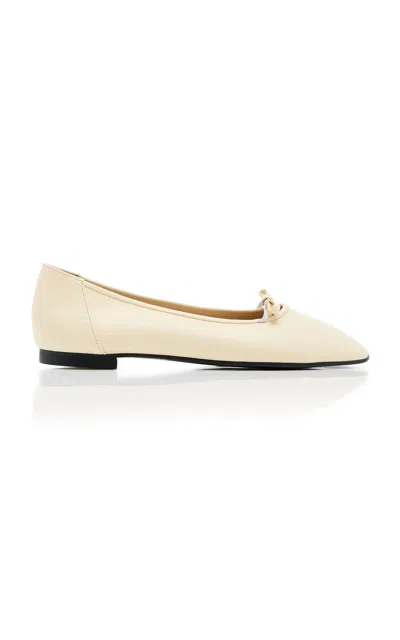 Reike Nen Nabi Leather Ballet Flats In Ivory