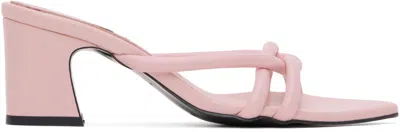 Reike Nen Pink Twisted Heeled Sandals