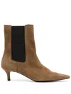 Reike Nen Pointed-toe 45mm Suede Boots In Brown