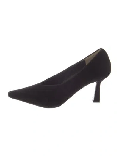 Pre-owned Reike Nen Suede Pumps In Black