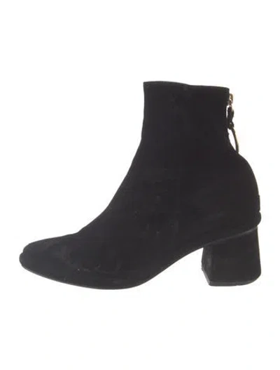 Pre-owned Reike Nen Velvet Boots In Multi