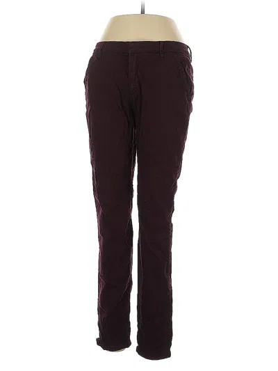 Pre-owned Reiko Casual Pants In Burgundy