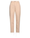 Reiko Woman Jeans Apricot Size 30 Cotton, Organic Cotton, Recycled Cotton In Orange