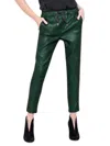 Reiko Women Faustine Trouser In Shiny Green In Multi