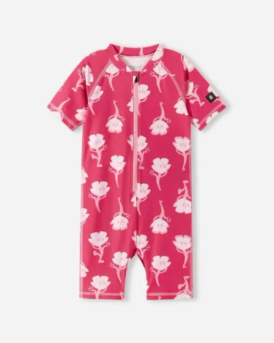 Reima Atlantti Sunproof Overall In Bright Berry