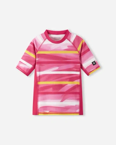 Reima Kids'  Joonia Sunproof Shirt In Bright Berry