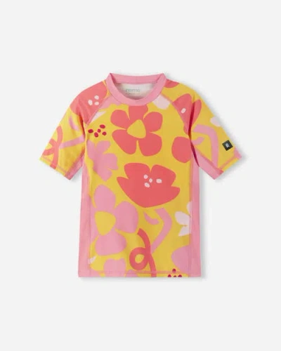 Reima Kids'  Joonia Sunproof Shirt In Clear Yellow