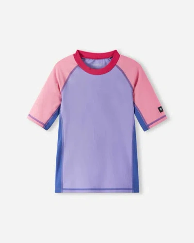 Reima Kids'  Joonia Swim Shirt In Blooming Lilac