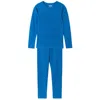 Reima Kids' Lani Thermal Top & Pants Set In Bright Blue