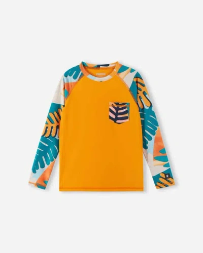 Reima Kids'  Kroolaus Sunproof Shirt In Fruity Orange