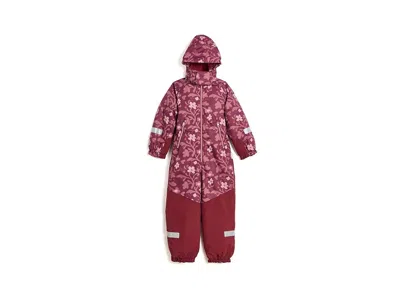 Reima Kurikka Tec Winter Overall (toddler/little Kid/big Kid) Kid's Casual Pants Maroon: Cn 104 (us 4 In Burgundy