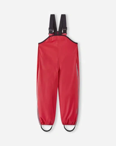Reima Kids'  Lammikko Rain Pants In Red