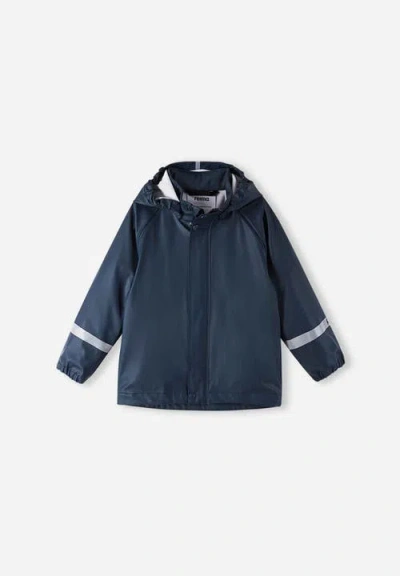 Reima Kids'  Lampi Raincoat In Navy