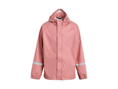 Reima Lampi Raincoat (toddler/little Kid/big Kid) Kid's Clothing Rose Blush : Eu 116 (6 Years), Polyester/ In Pink