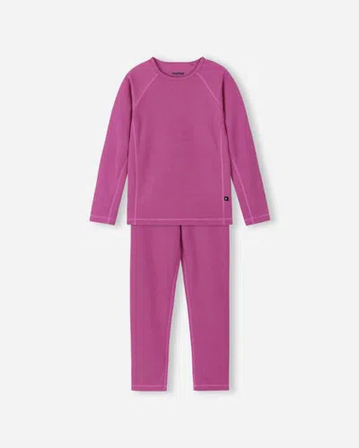 Reima Lani Thermal Base Layer Set In Purple