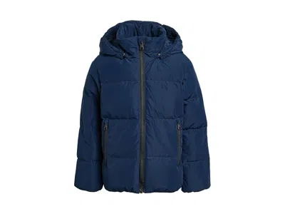 Reima Paimio Down Jacket (toddler/little Kid/big Kid) Kid's Coat Navy: Eu 104 (4 Toddler), Polyester In Blue