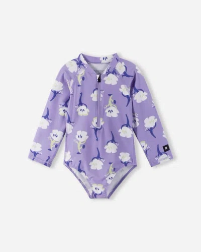 Reima Babies'  Pihlis Swimsuit In Blooming Lilac