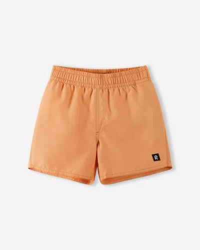 Reima Somero Solid Sunproof Beach Shorts In Brown