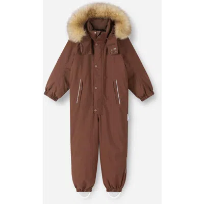 Reima Stavanger Tec Winter Overall In Brown