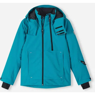 Reima Tieten Tec Winter Jacket In Aquatic Blue
