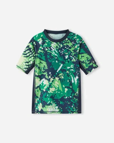 Reima Kids'  Uiva Sunproof Shirt In Summer Green