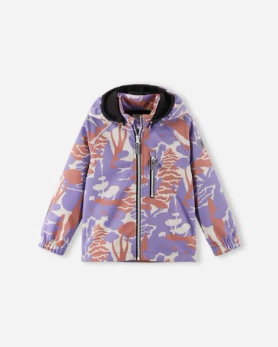 Reima Vantti Print Softshell Jacket In Pink