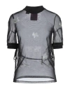 Reimagine Pinko X Patrick Mcdowell Woman Top Black Size M Polyamide, Elastane In Black