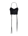Reimagine Pinko X Patrick Mcdowell Woman Top Black Size S Polyamide, Elastane In Black