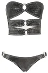Reina Olga 3 Row Bandeau In Black